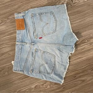 Levi Denim Ribcage Shorts